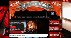 Desktop Screenshot of cinemasdecavaillon.fr
